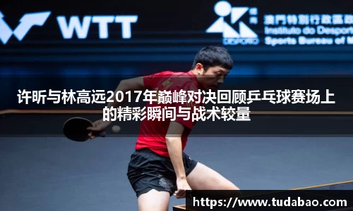 许昕与林高远2017年巅峰对决回顾乒乓球赛场上的精彩瞬间与战术较量